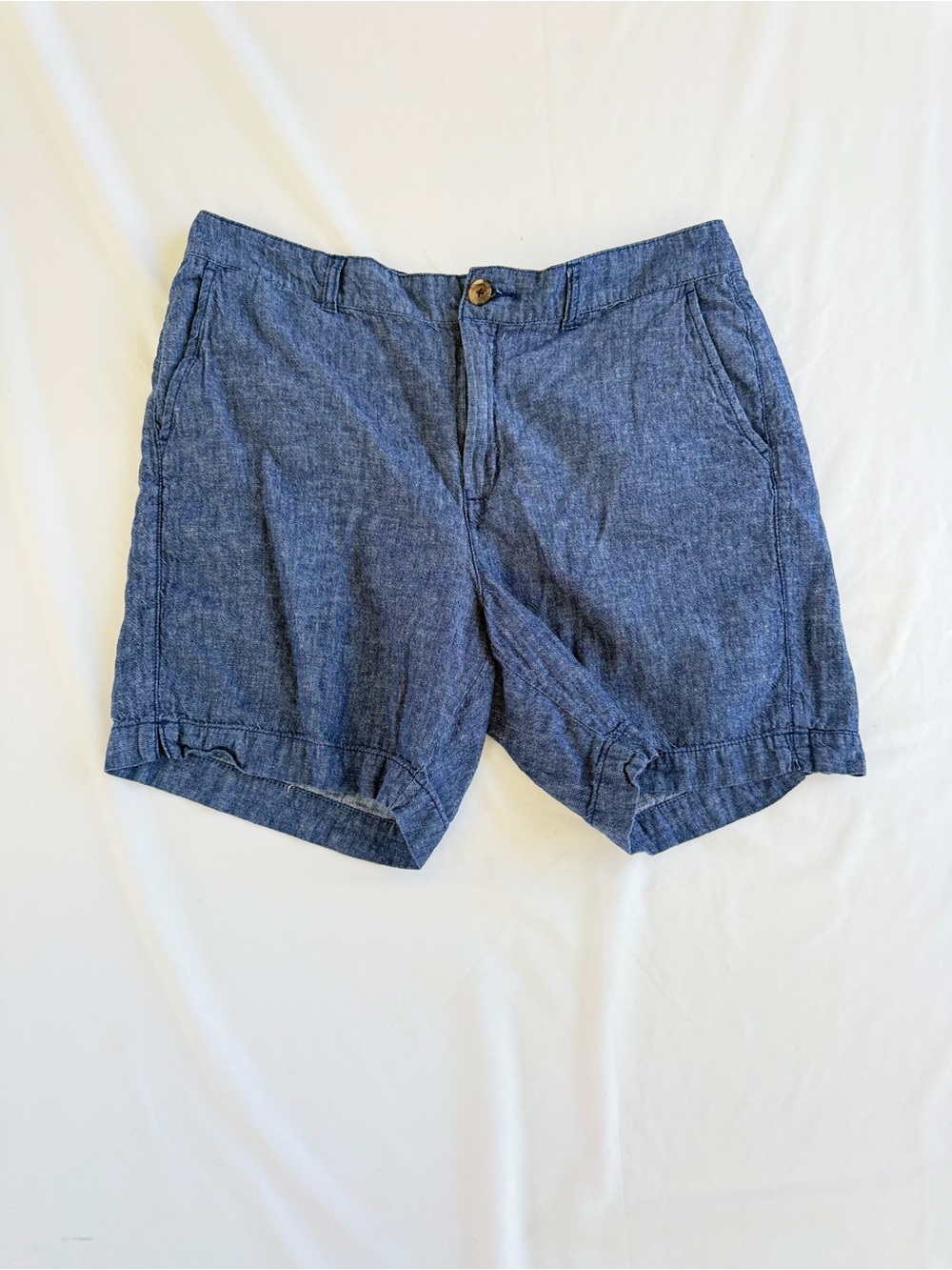 Old Navy Linen Cotton High Rise Everyday Shorts 12 Coastal Resort